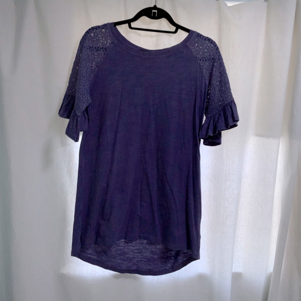 Suzanne Betro size M purple tunic